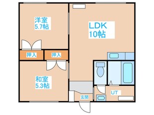 ハイセンス札幌の物件間取画像